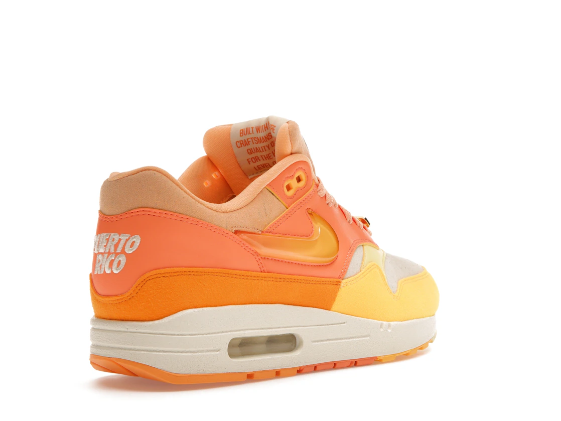 Vue 32 de Nike Air Max 1 Puerto Rico Orange Frost