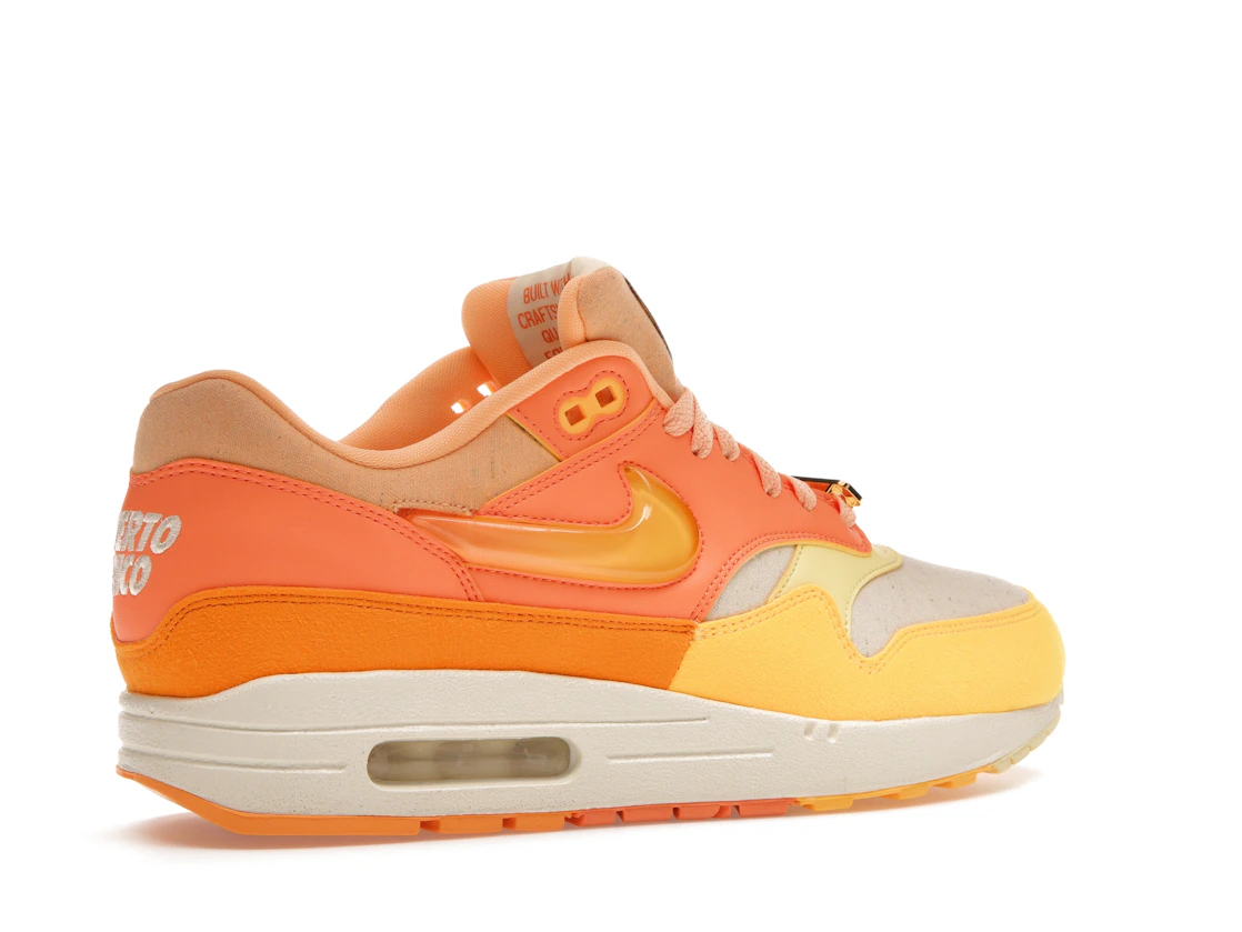 Vue 34 de Nike Air Max 1 Puerto Rico Orange Frost