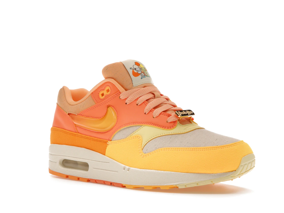 Vue 5 de Nike Air Max 1 Puerto Rico Orange Frost