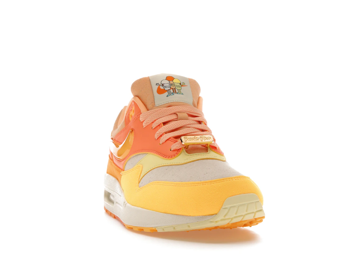 Vue 8 de Nike Air Max 1 Puerto Rico Orange Frost
