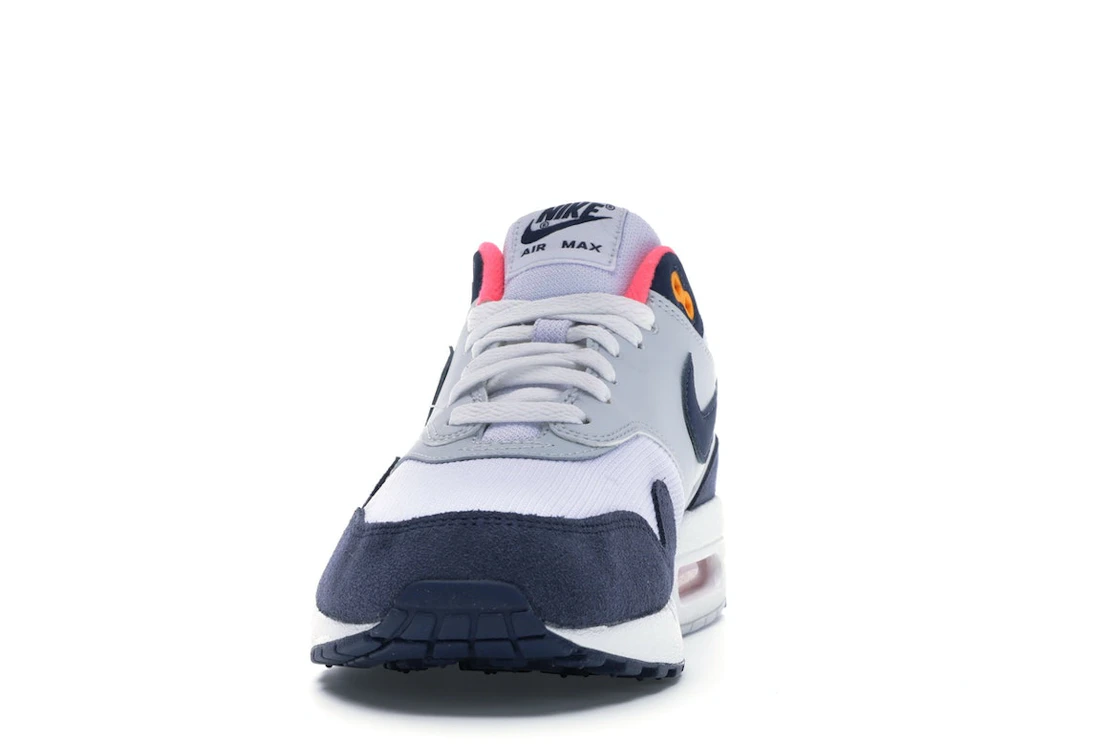 Vue 11 de Nike Air Max 1 Pure Platinum Midnight Navy Racer Pink 