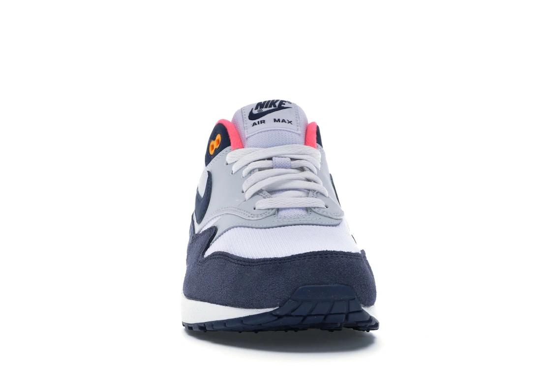 Vue 9 de Nike Air Max 1 Pure Platinum Midnight Navy Racer Pink 