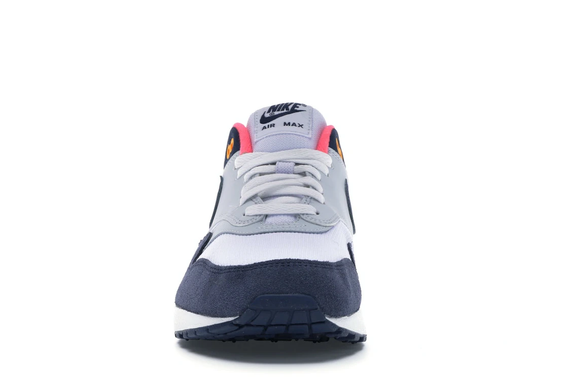 Vue 10 de Nike Air Max 1 Pure Platinum Midnight Navy Racer Pink 