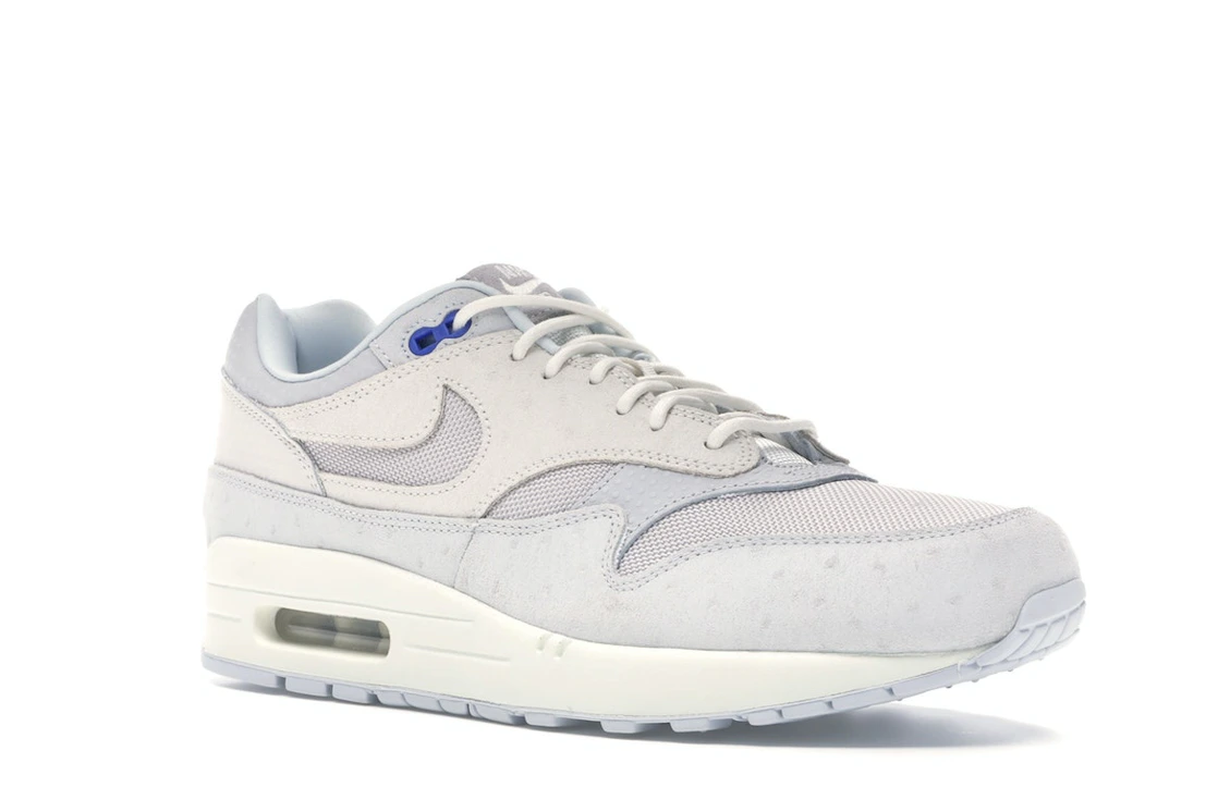Vue 5 de Nike Air Max 1 Pure Platinum Racer Blue