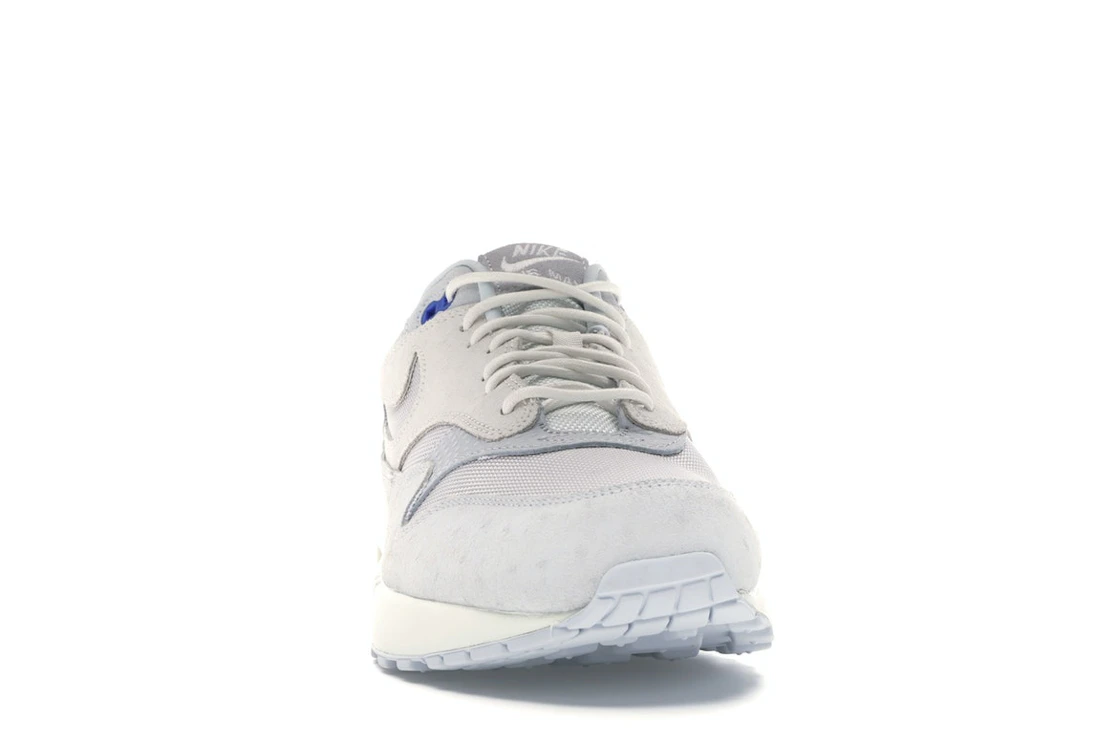 Vue 9 de Nike Air Max 1 Pure Platinum Racer Blue