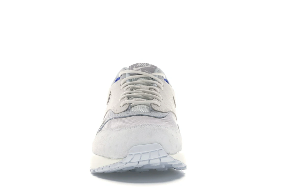 Vue 10 de Nike Air Max 1 Pure Platinum Racer Blue