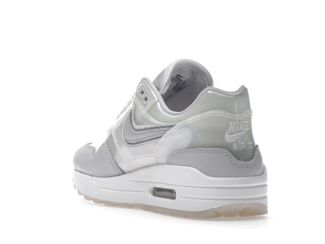 Vue 25 de Nike Air Max 1 SNKRS Day White 