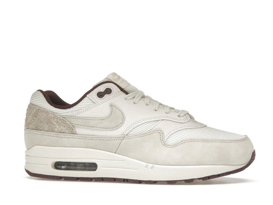 Vue 2 de Nike Air Max 1 Sail Burgundy Crush