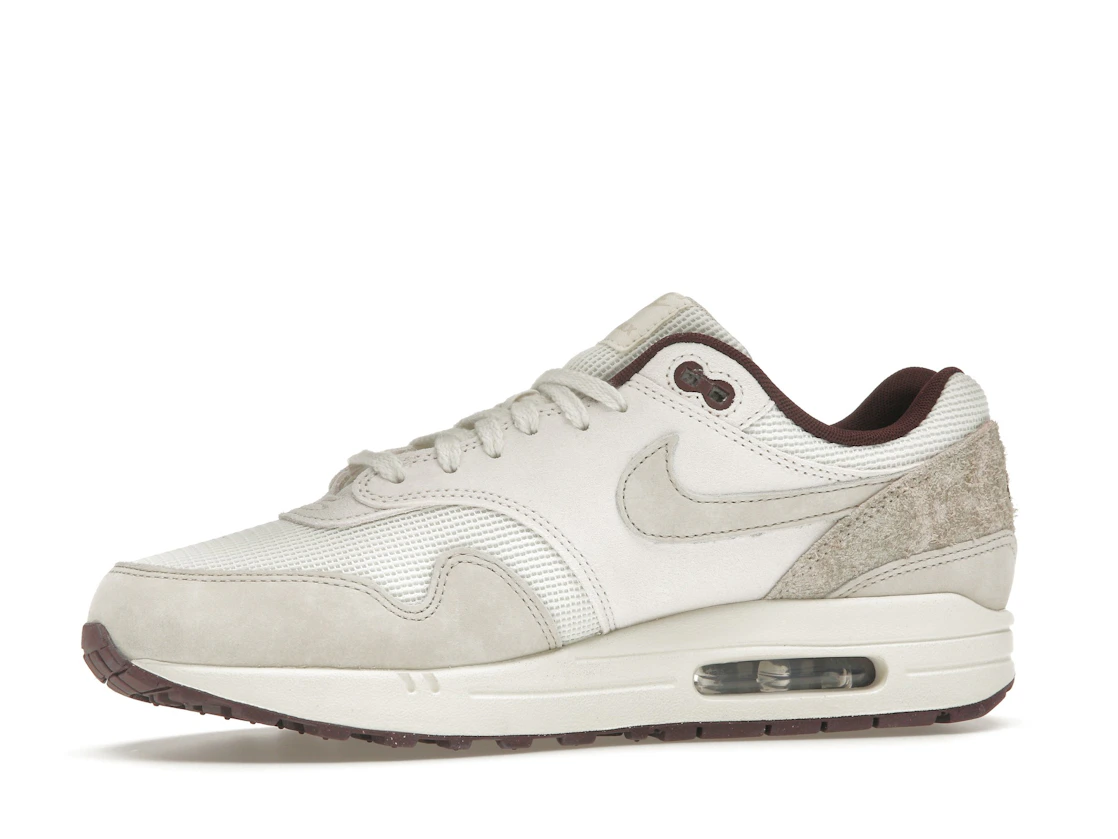 Vue 17 de Nike Air Max 1 Sail Burgundy Crush