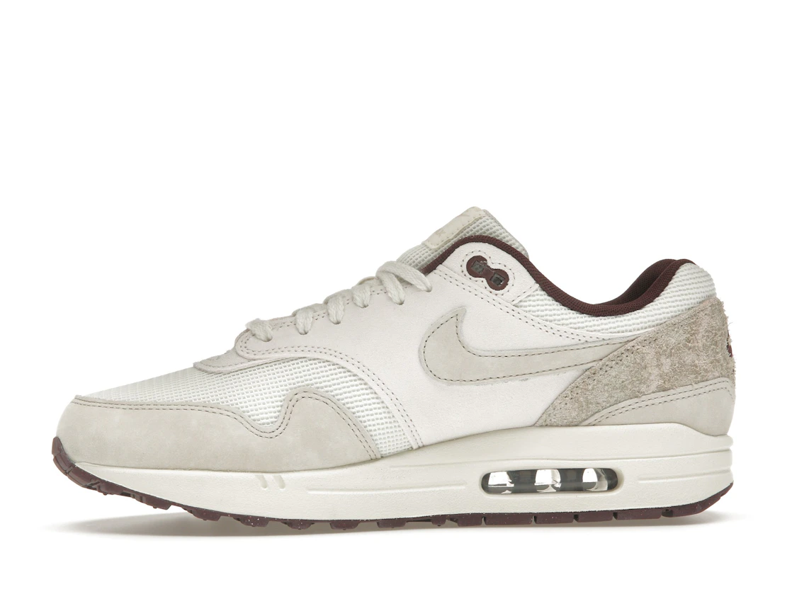 Vue 18 de Nike Air Max 1 Sail Burgundy Crush