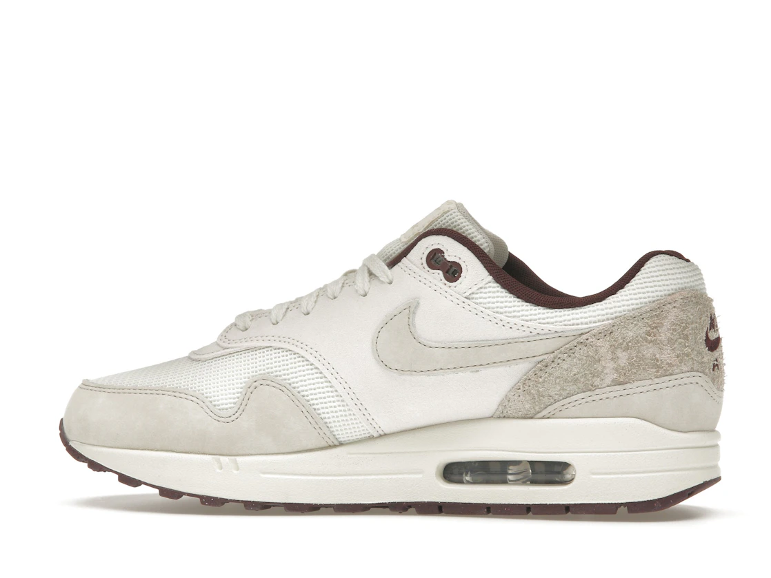 Vue 20 de Nike Air Max 1 Sail Burgundy Crush