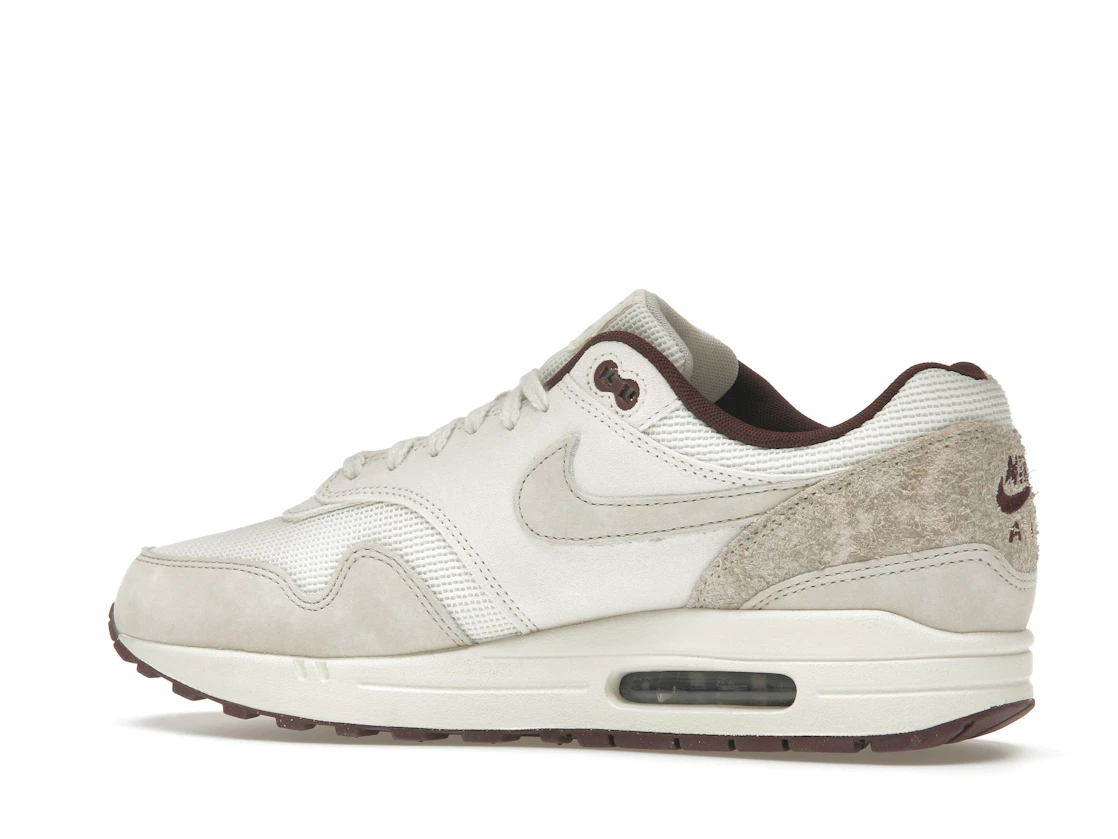 Vue 21 de Nike Air Max 1 Sail Burgundy Crush