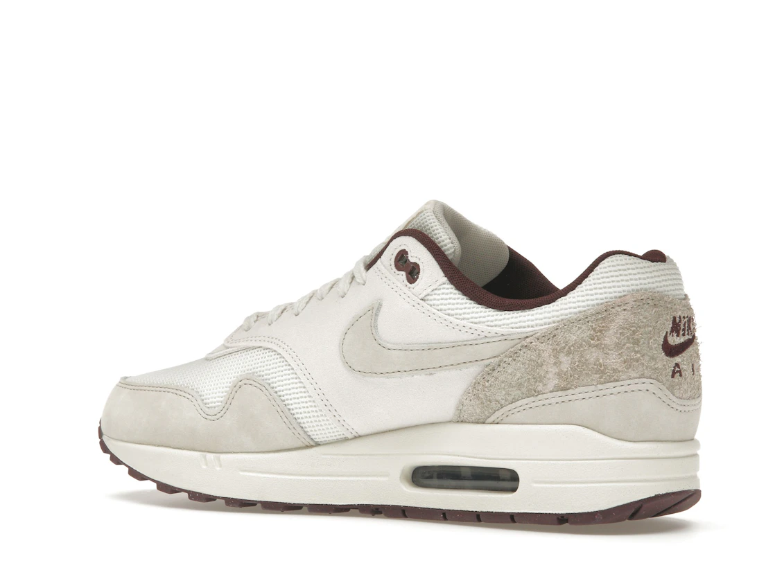 Vue 22 de Nike Air Max 1 Sail Burgundy Crush