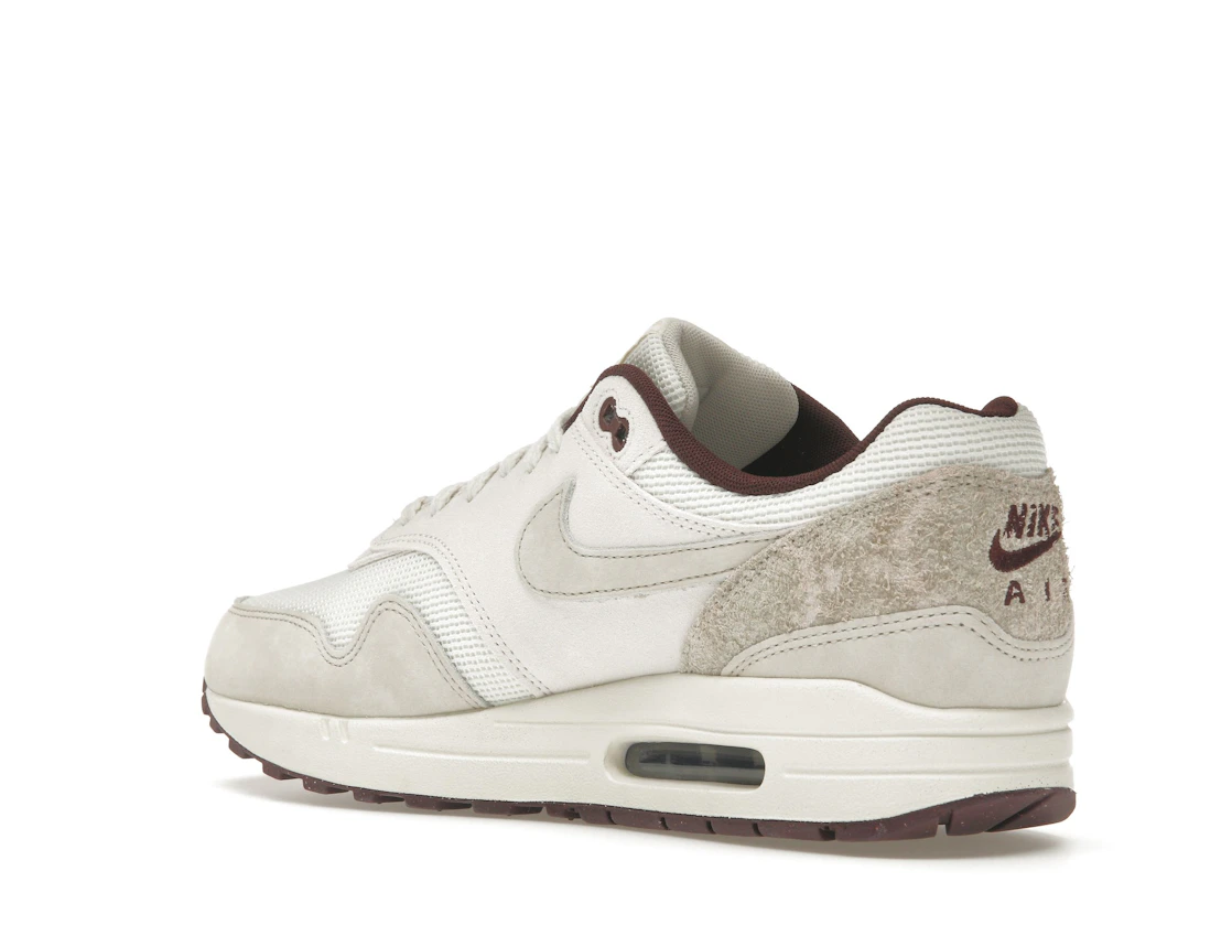 Vue 23 de Nike Air Max 1 Sail Burgundy Crush
