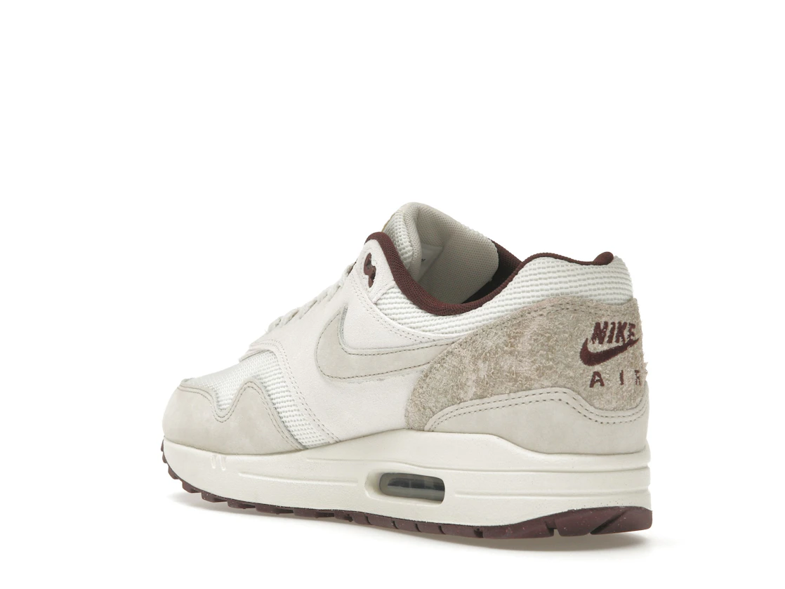 Vue 24 de Nike Air Max 1 Sail Burgundy Crush