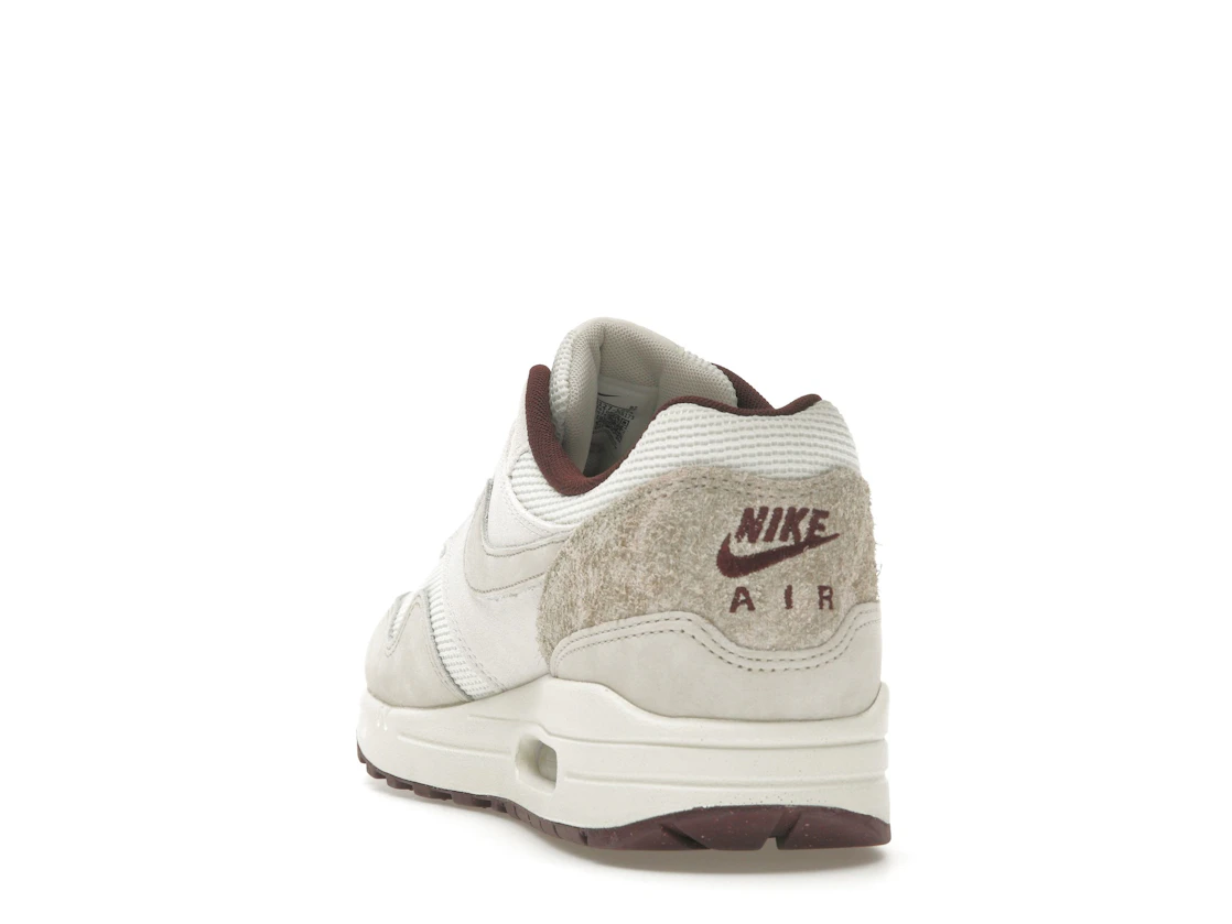 Vue 26 de Nike Air Max 1 Sail Burgundy Crush
