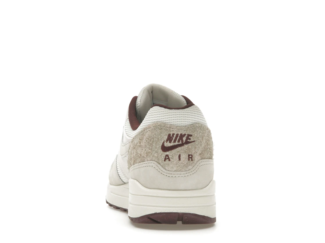 Vue 27 de Nike Air Max 1 Sail Burgundy Crush