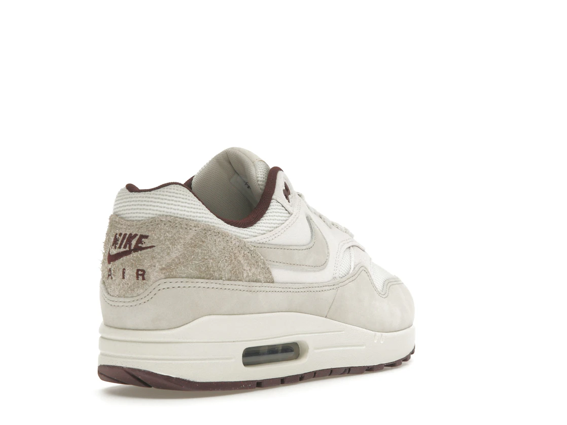 Vue 31 de Nike Air Max 1 Sail Burgundy Crush