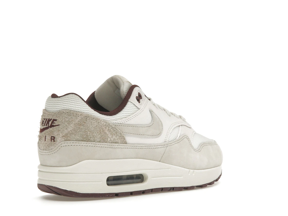 Vue 32 de Nike Air Max 1 Sail Burgundy Crush