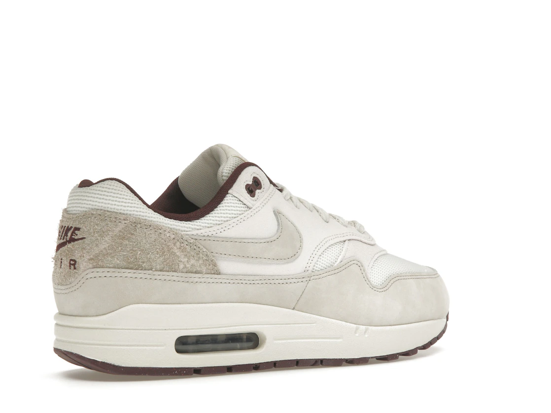 Vue 33 de Nike Air Max 1 Sail Burgundy Crush