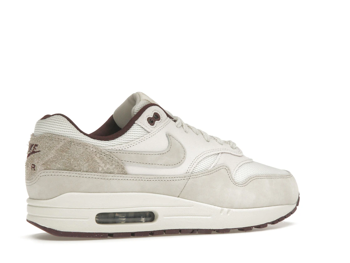 Vue 34 de Nike Air Max 1 Sail Burgundy Crush