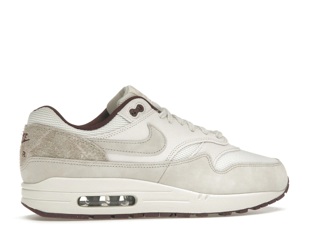 Vue 35 de Nike Air Max 1 Sail Burgundy Crush