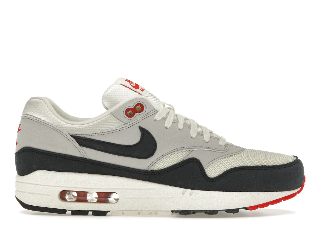 Vue 1 de Nike Air Max 1 Sail Dark Obsidian