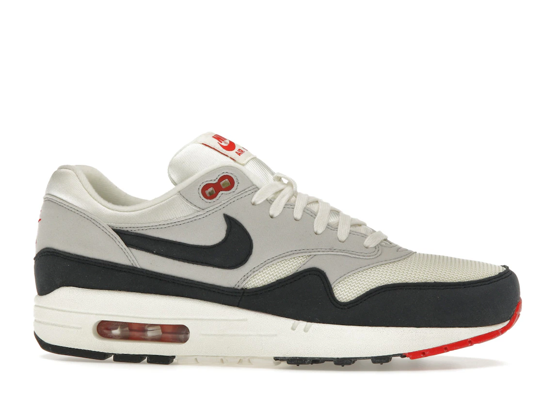 Vue 2 de Nike Air Max 1 Sail Dark Obsidian
