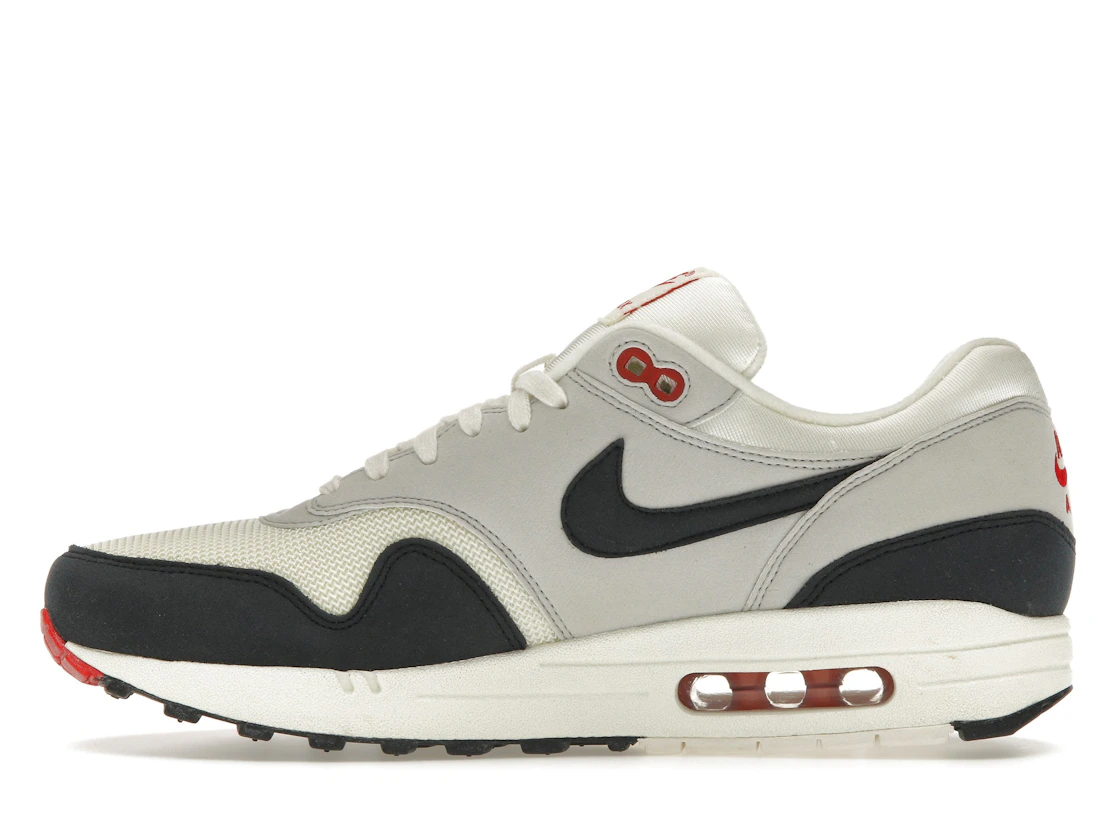 Vue 19 de Nike Air Max 1 Sail Dark Obsidian