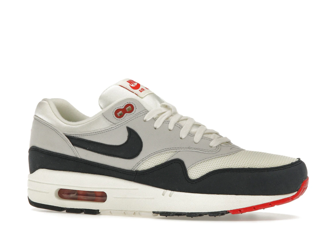 Vue 3 de Nike Air Max 1 Sail Dark Obsidian