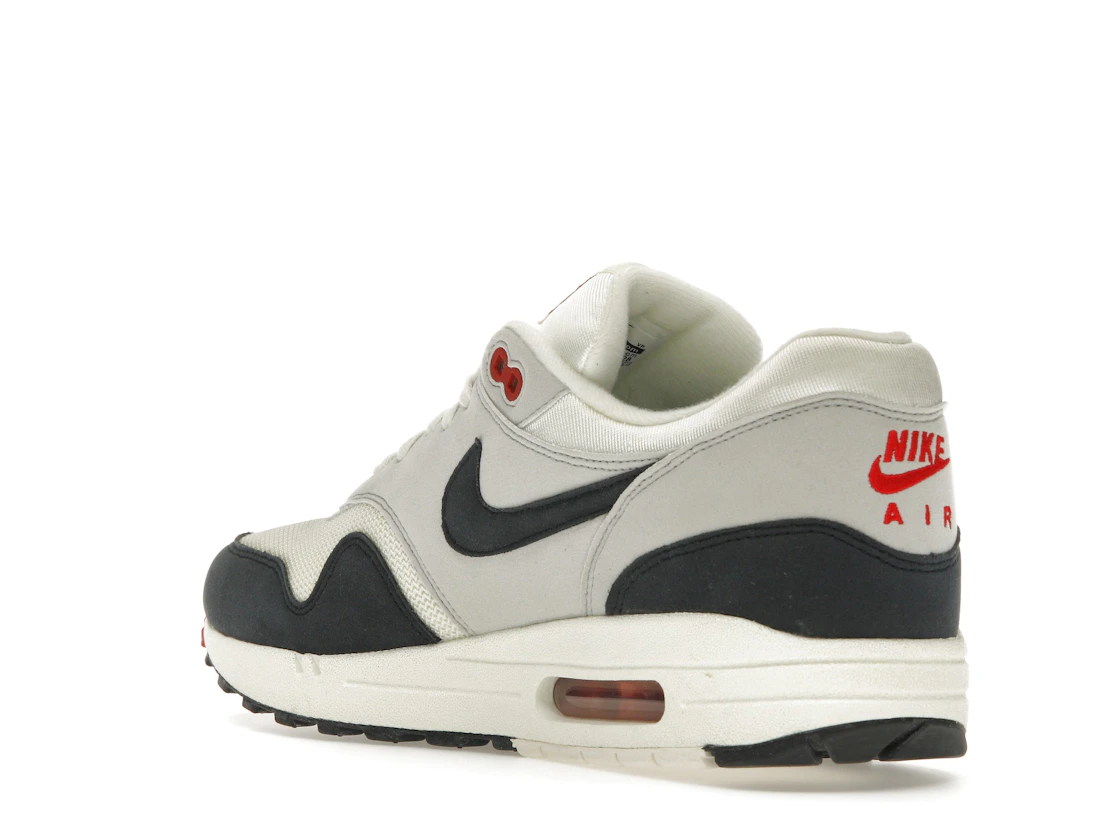 Vue 24 de Nike Air Max 1 Sail Dark Obsidian