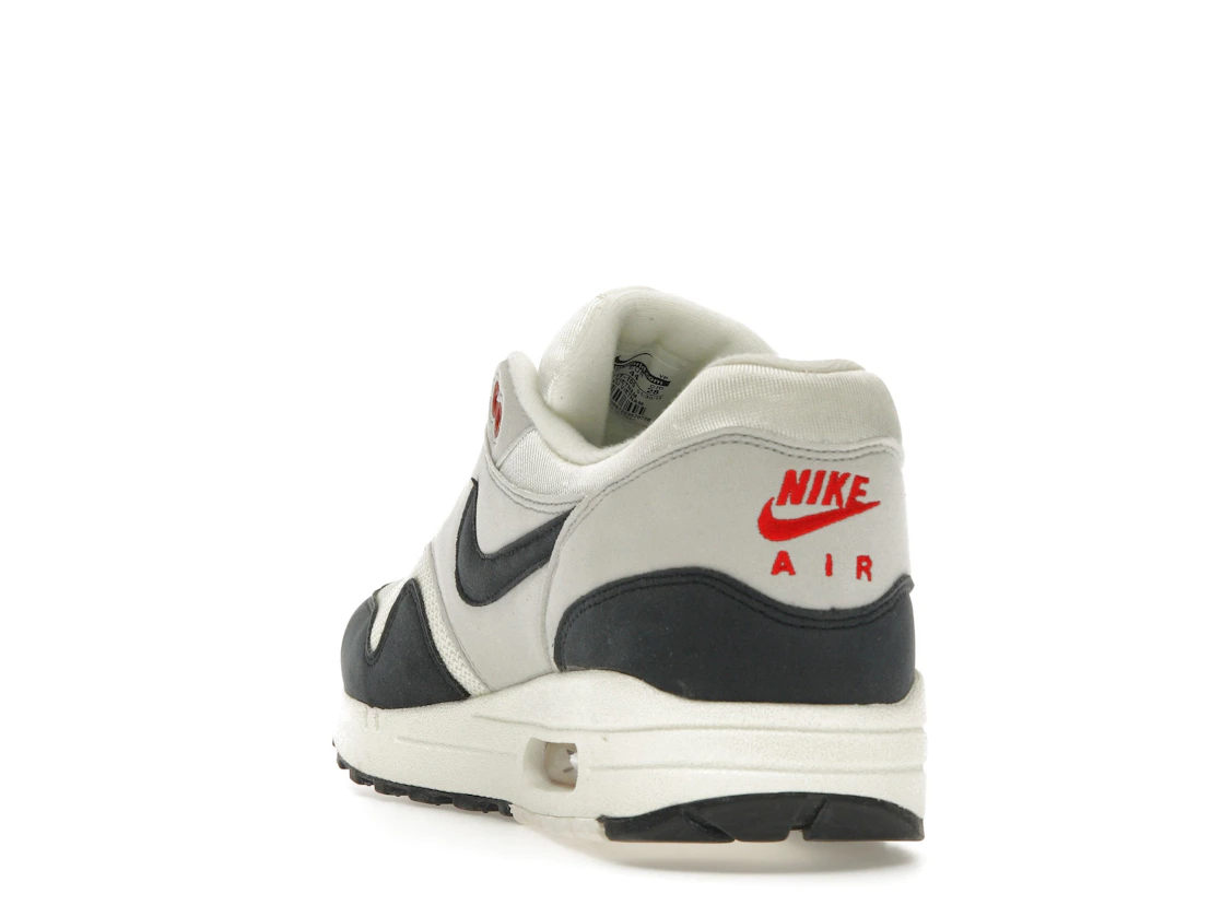 Vue 26 de Nike Air Max 1 Sail Dark Obsidian
