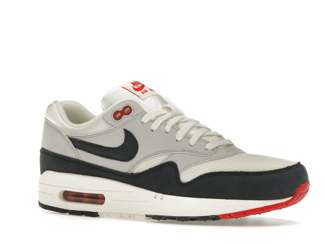 Vue 4 de Nike Air Max 1 Sail Dark Obsidian