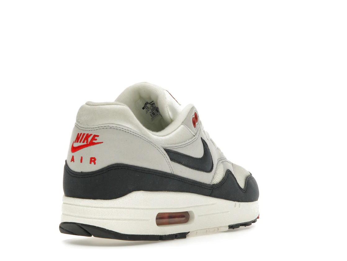 Vue 31 de Nike Air Max 1 Sail Dark Obsidian