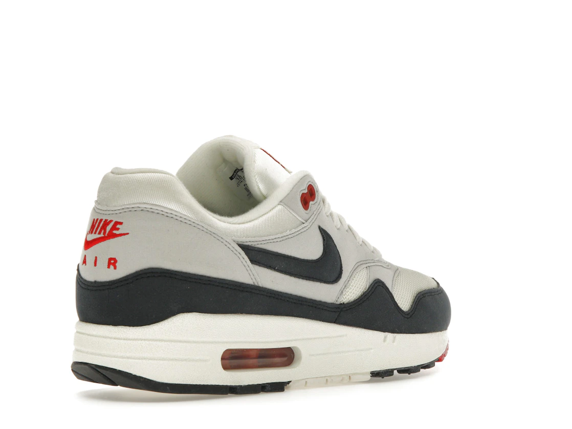 Vue 32 de Nike Air Max 1 Sail Dark Obsidian