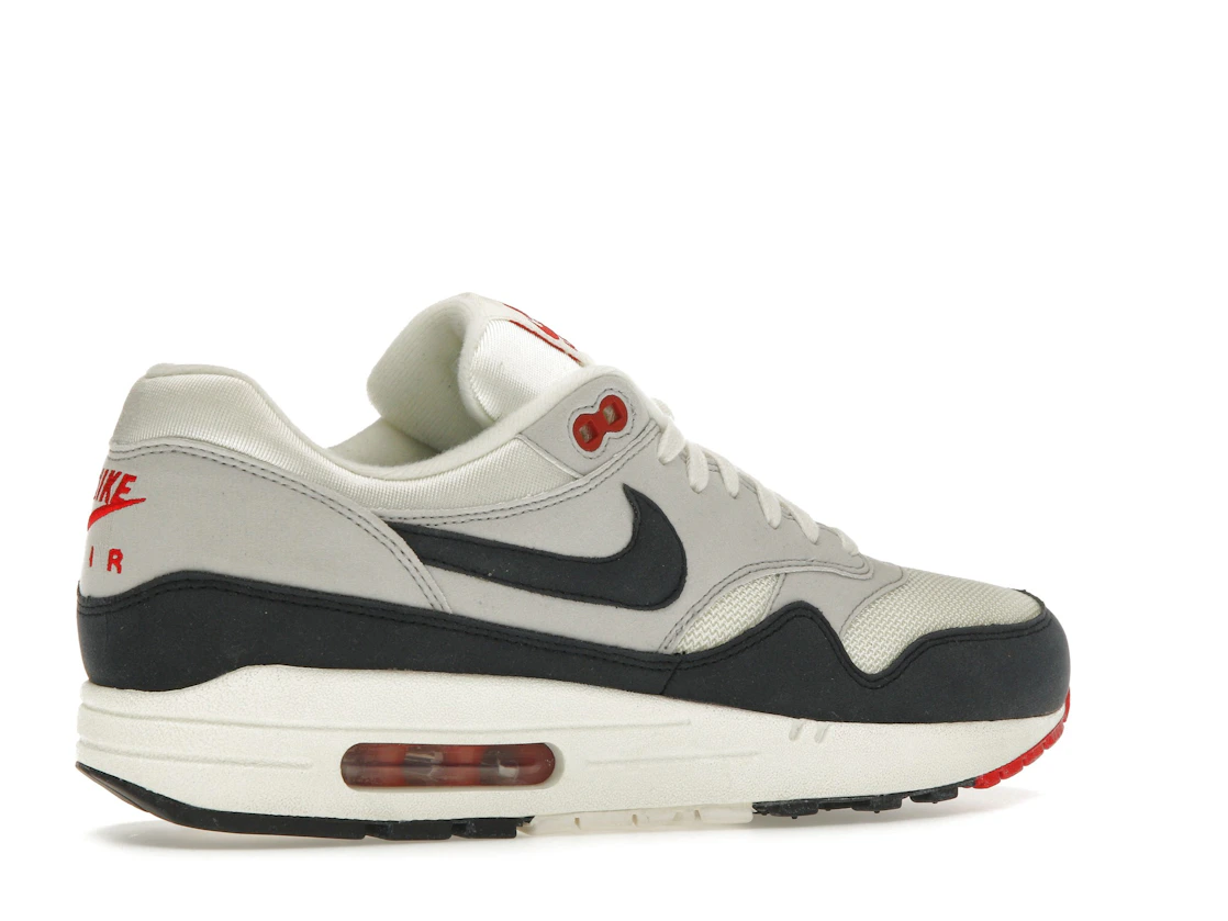 Vue 34 de Nike Air Max 1 Sail Dark Obsidian