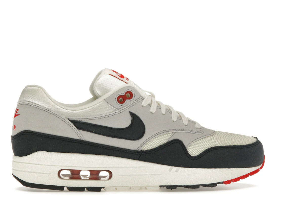Vue 36 de Nike Air Max 1 Sail Dark Obsidian
