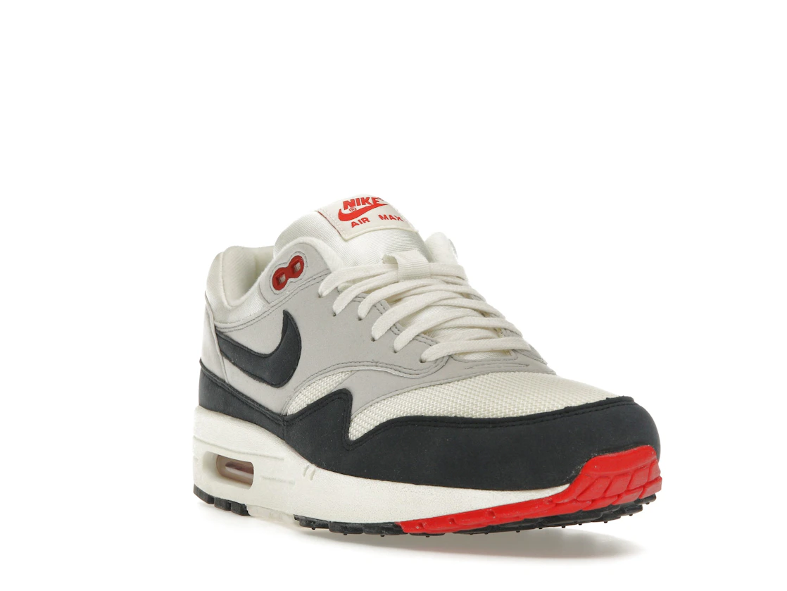 Vue 7 de Nike Air Max 1 Sail Dark Obsidian