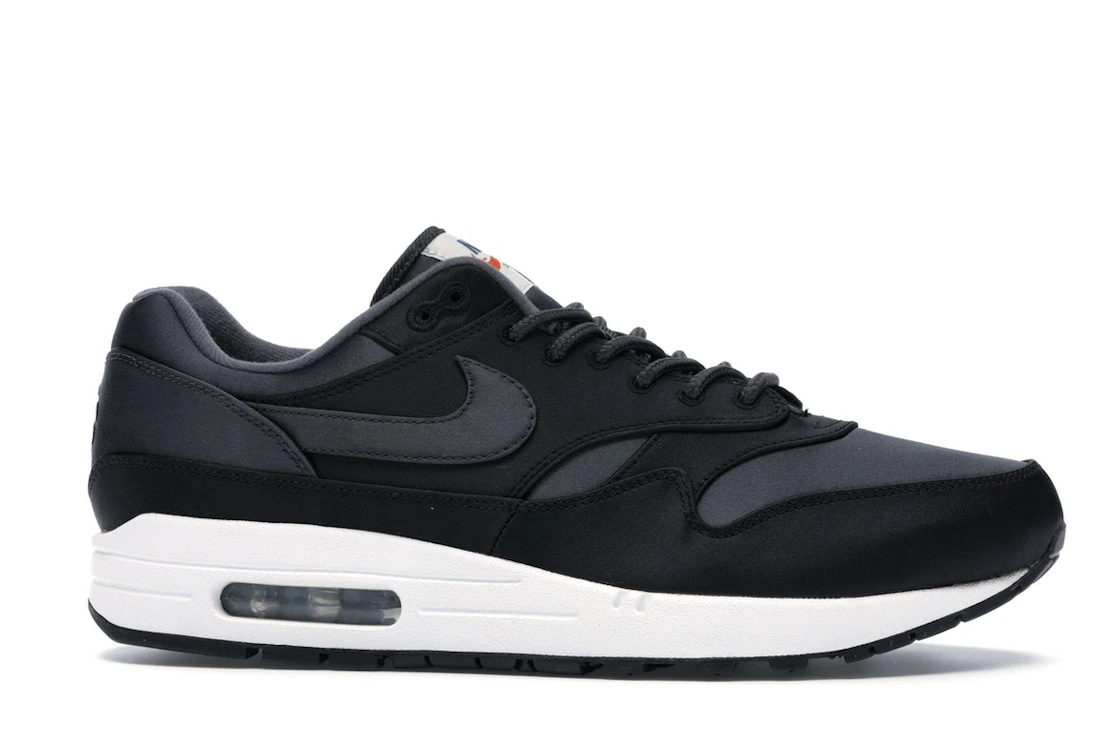 Vue 2 de Nike Air Max 1 Satin Pack Black