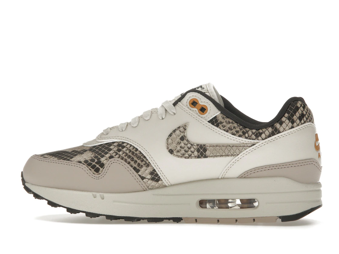 Vue 20 de Nike Air Max 1 Snakeskin Light Orewood Brown 