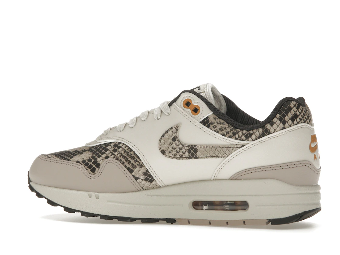 Vue 21 de Nike Air Max 1 Snakeskin Light Orewood Brown 