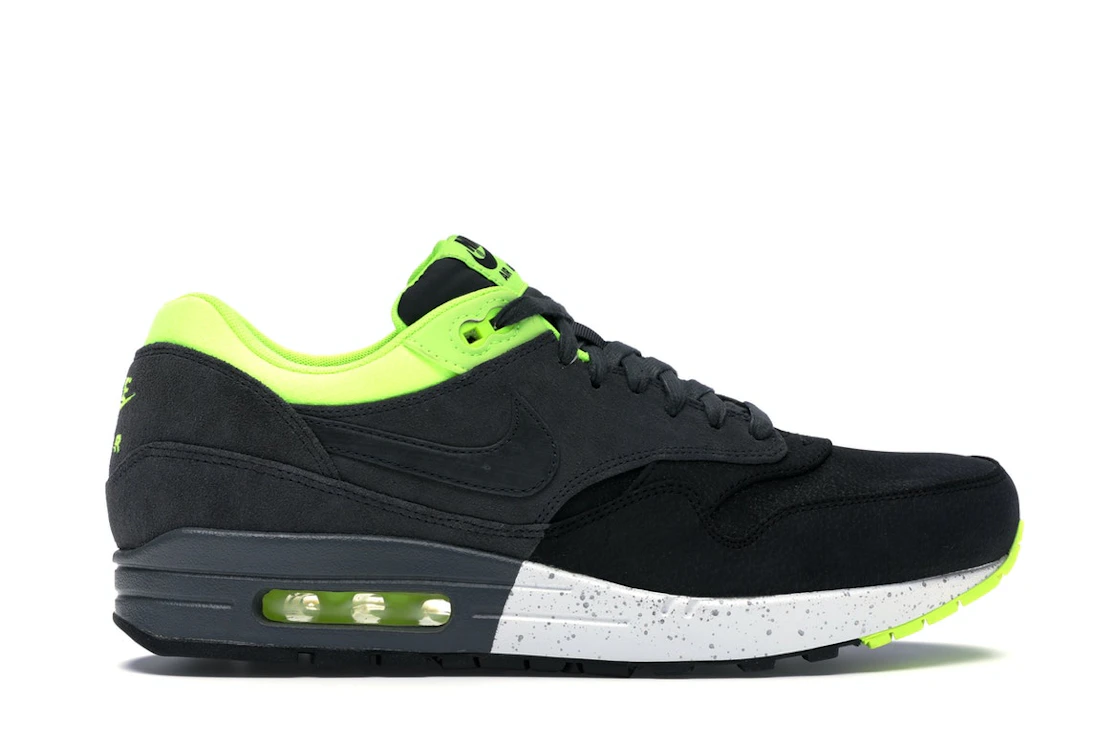 Vue 1 de Nike Air Max 1 Split Black Volt