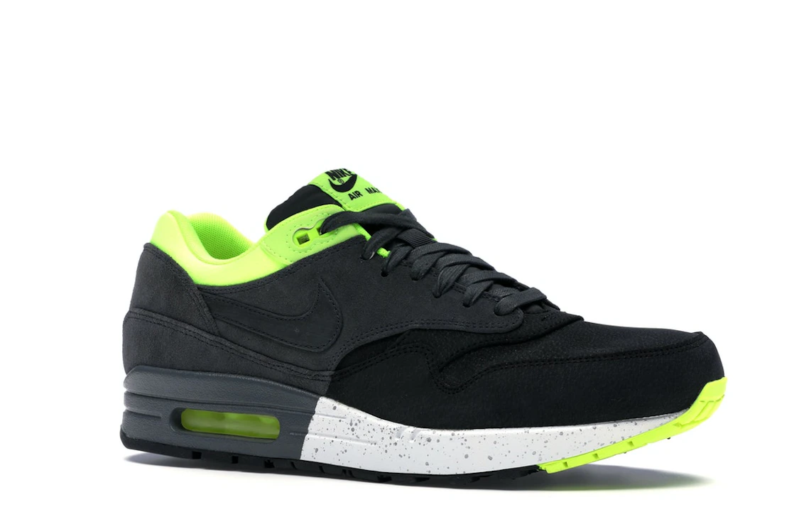 Vue 4 de Nike Air Max 1 Split Black Volt