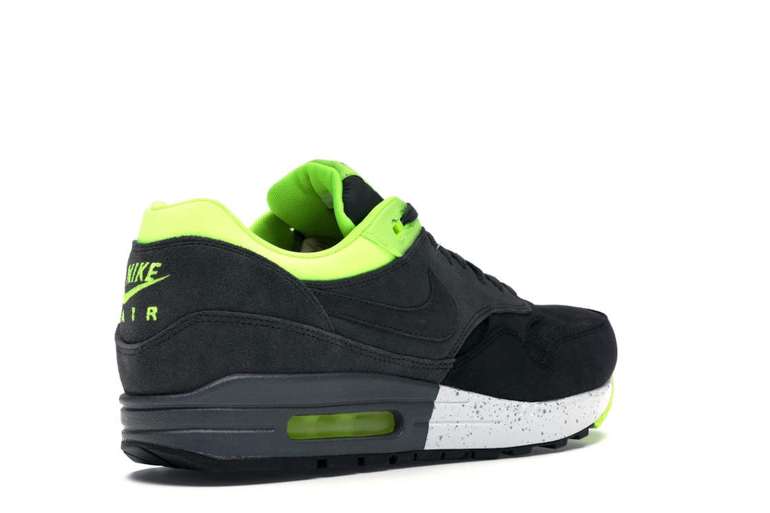 Vue 33 de Nike Air Max 1 Split Black Volt