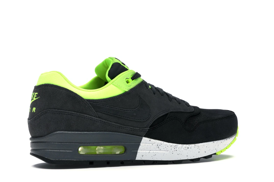 Vue 35 de Nike Air Max 1 Split Black Volt