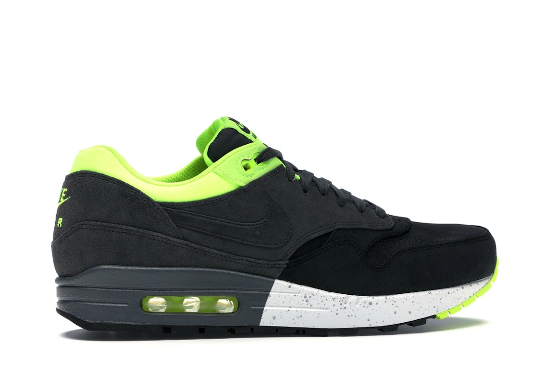 Vue 36 de Nike Air Max 1 Split Black Volt