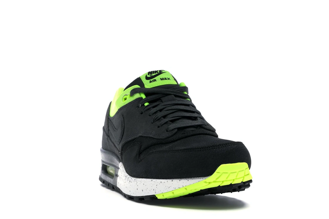 Vue 8 de Nike Air Max 1 Split Black Volt