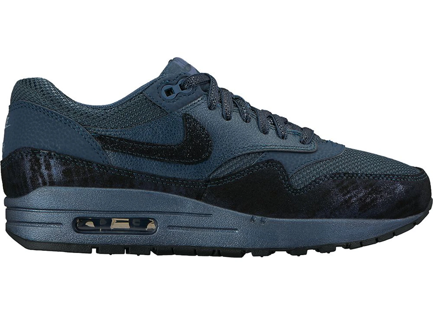 Nike Air Max 1 Squadron Blue Metallic Armory Navy 