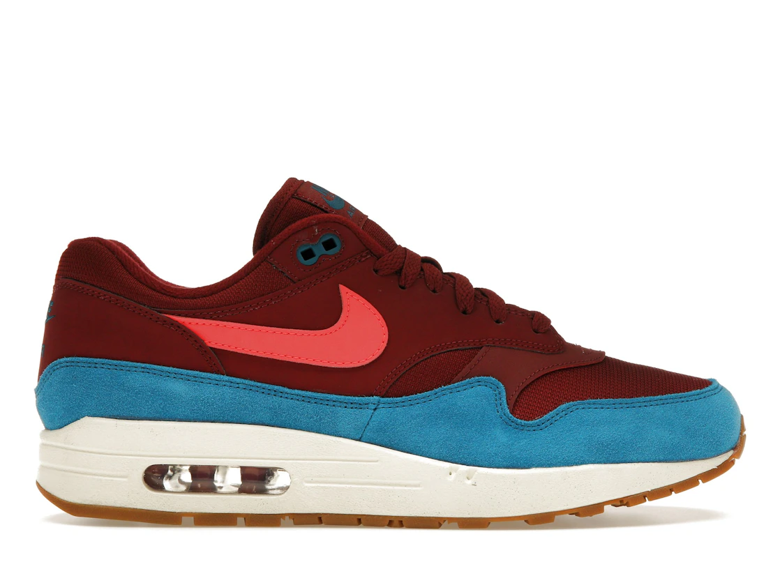 Vue 1 de Nike Air Max 1 Team Red Green Abyss