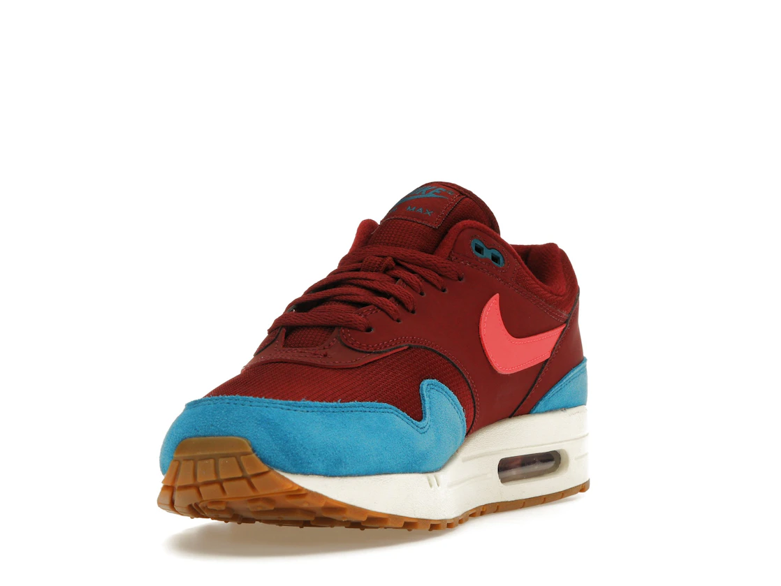 Vue 13 de Nike Air Max 1 Team Red Green Abyss
